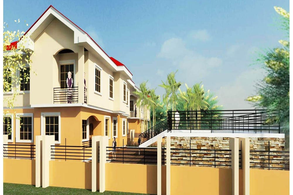 Mô hình một nhà hai tầng dựng bằng Revit — sản phẩm điển hình cuối giai đoạn 1, trước khi đi vào nhánh chuyên môn