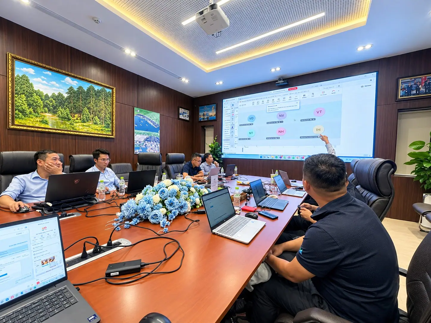 Buổi học Quản lý BIM của cán bộ Công ty Cổ phần IMG Phước Đông tại phòng họp Công ty, TP. Hồ Chí Minh