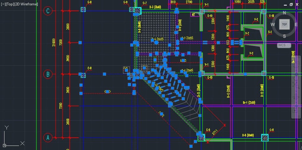Selecting the area to copy before Ctrl+C