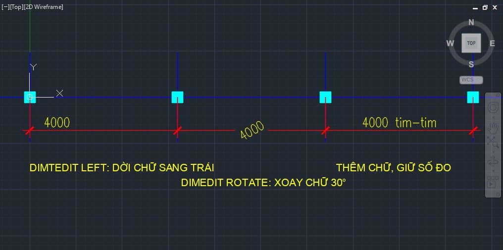 Three ways to edit dimension text