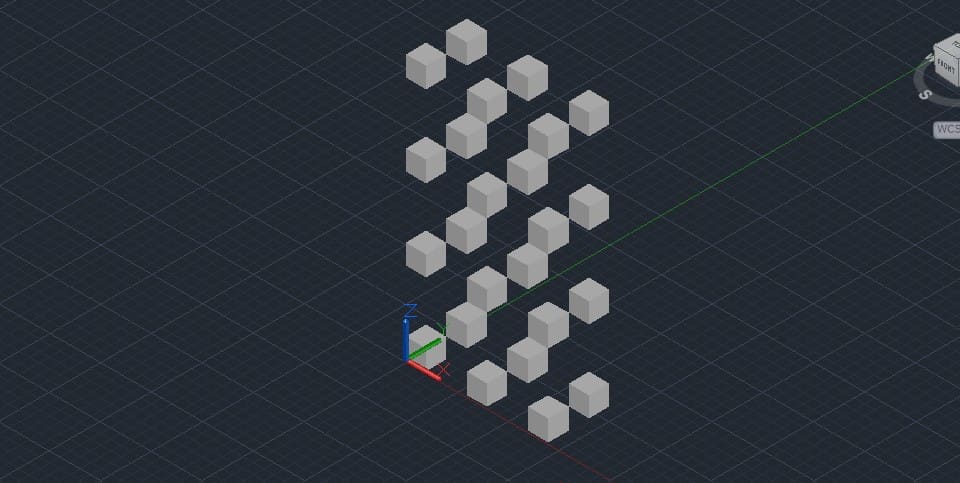 A 3DARRAY of 2 rows, 3 columns, 4 levels