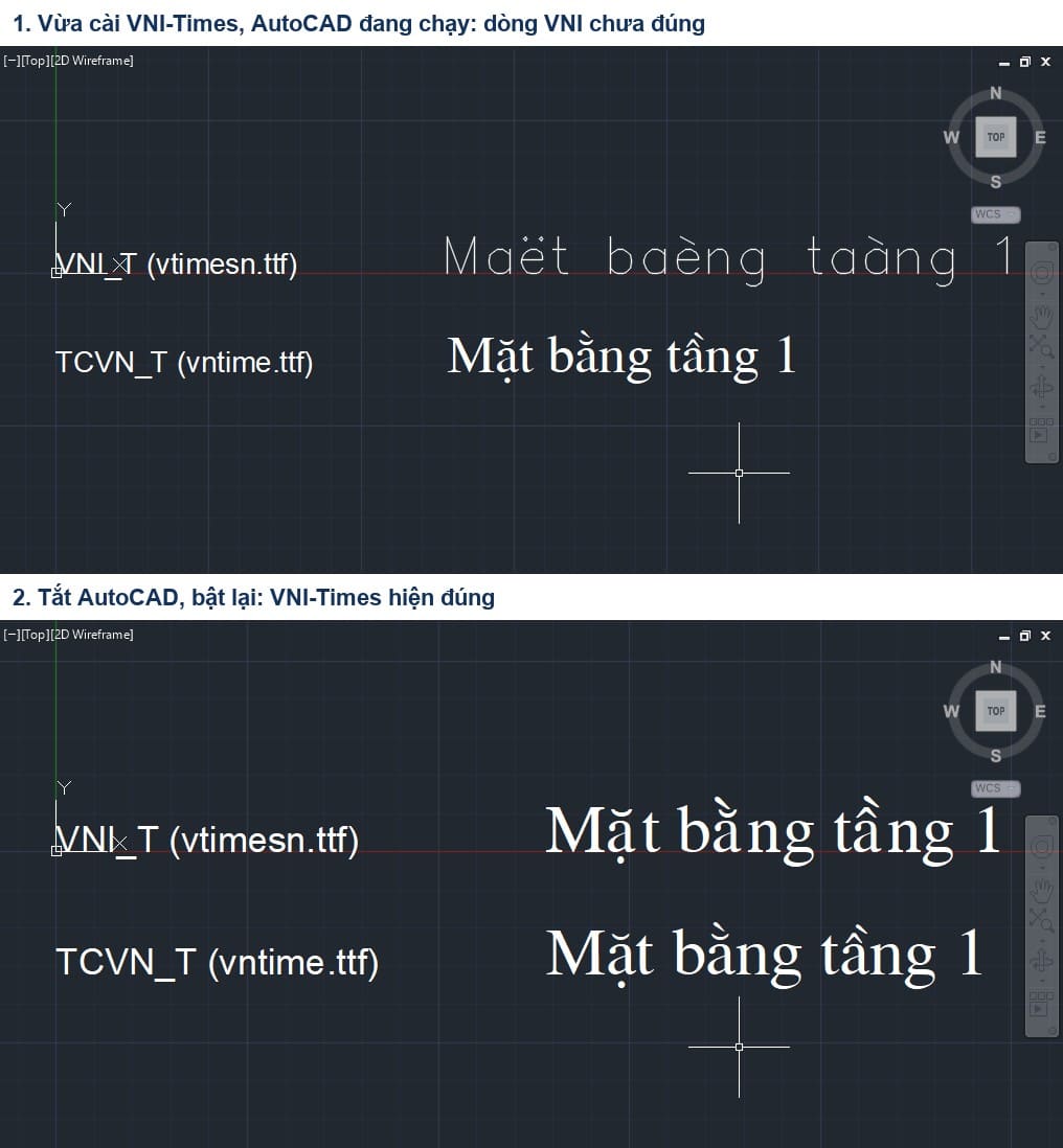 AutoCAD before and after restarting