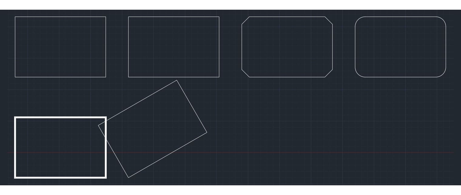 Six kinds of rectangle
