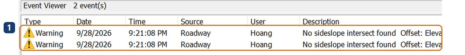 Cảnh báo trong Event Viewer