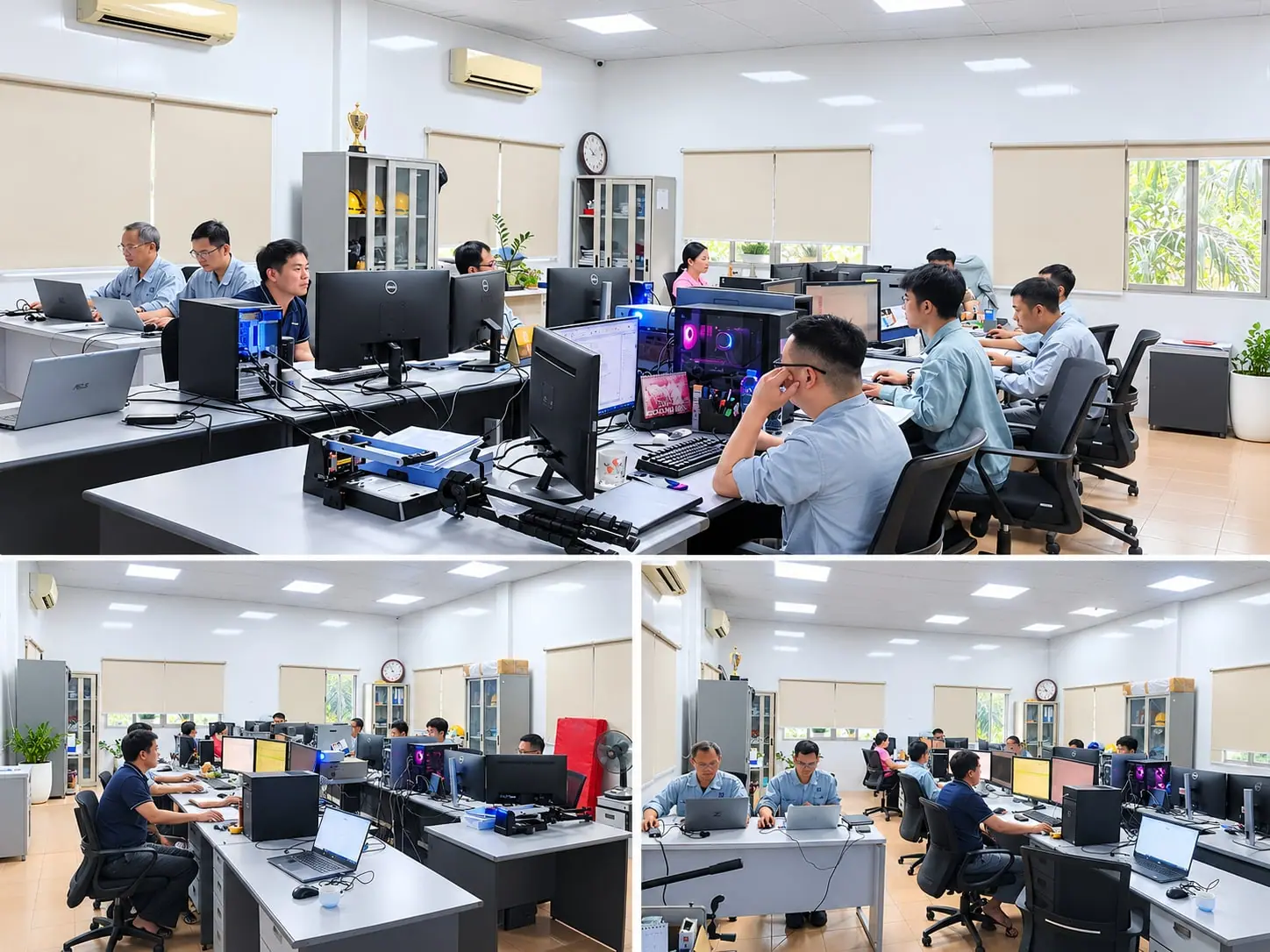 Lớp đào tạo Tekla Structures của Viện Tin học Xây dựng tại văn phòng Công ty TNHH Kết cấu thép MTSC Thăng Long