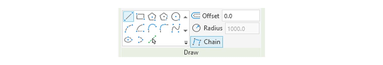 The Draw panel of the Room Separator tool