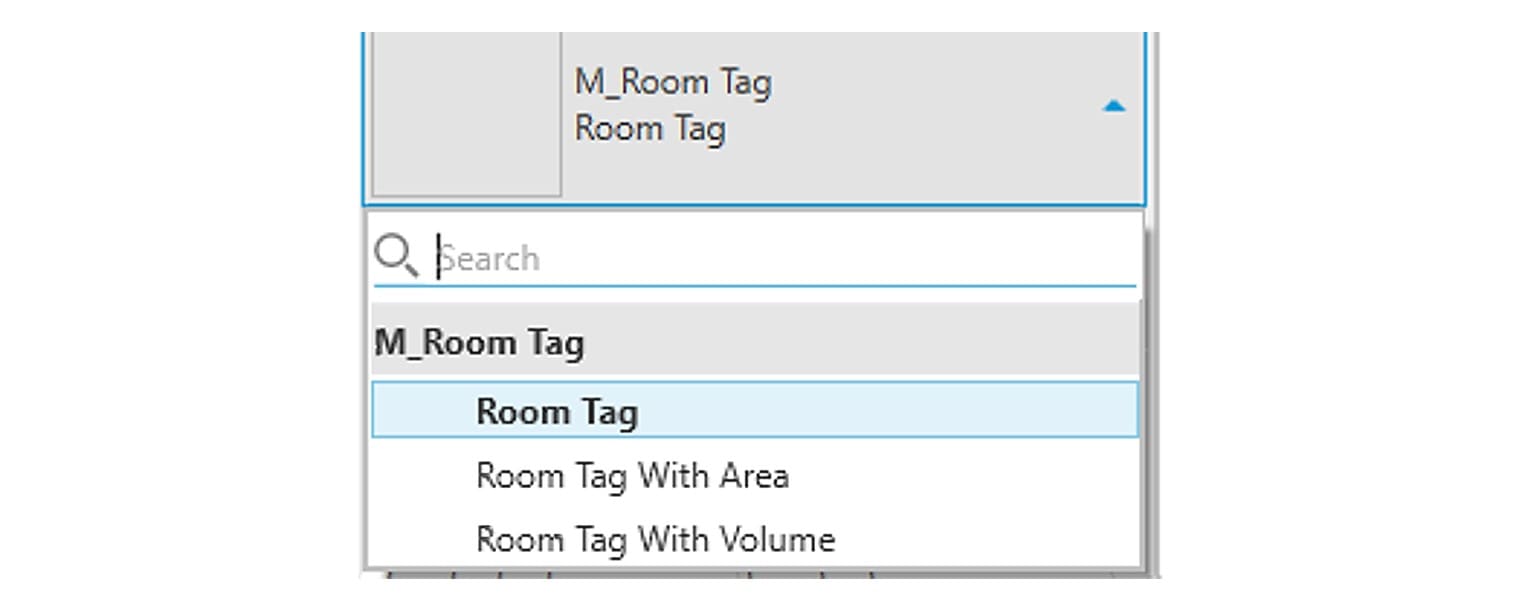 The three room tag types