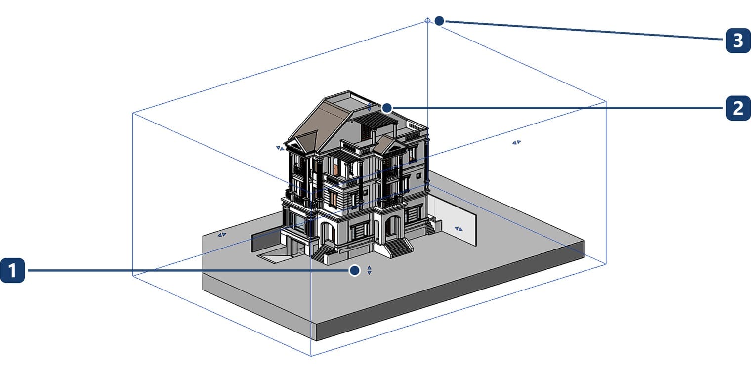 A section box while selected