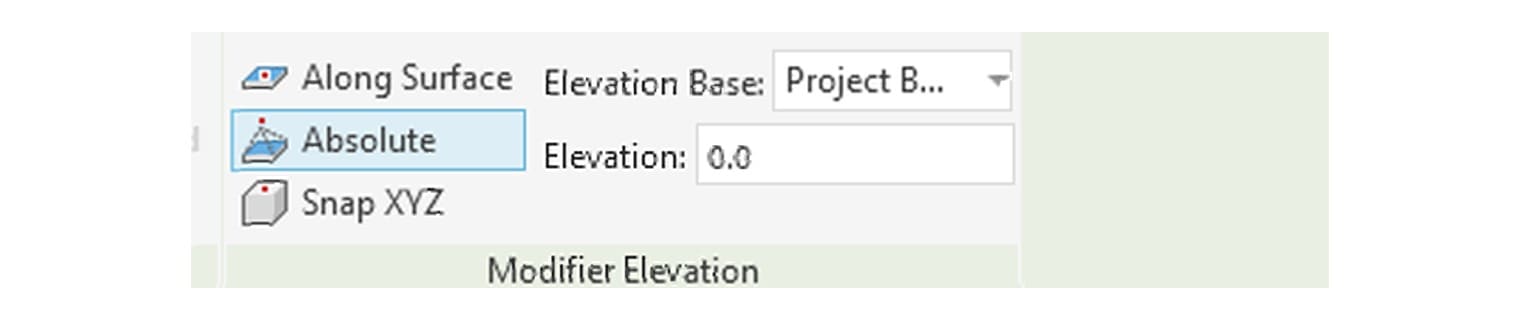 Panel Modifier Elevation