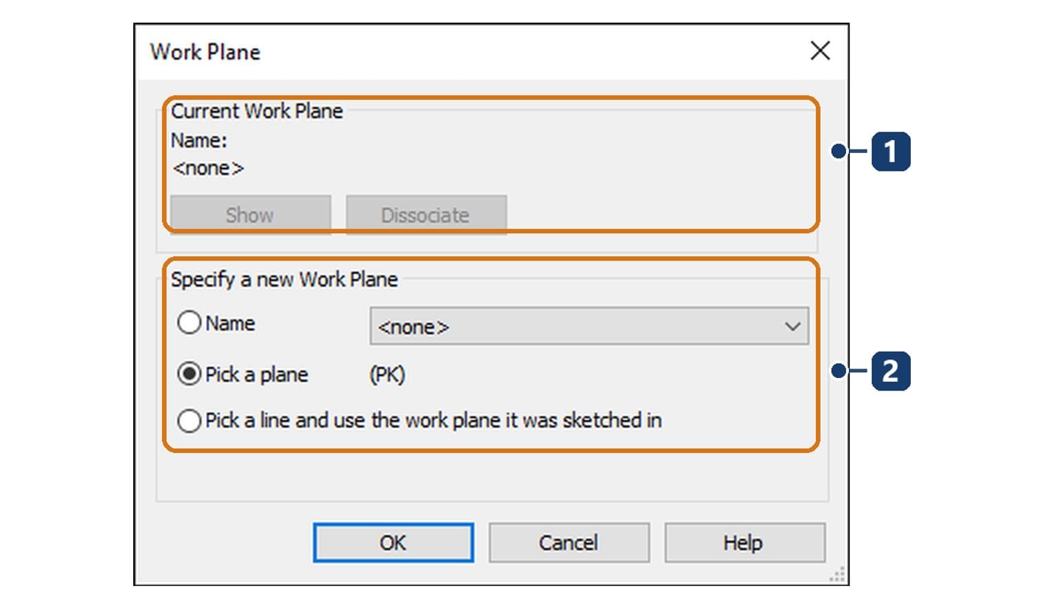 Hộp Work Plane