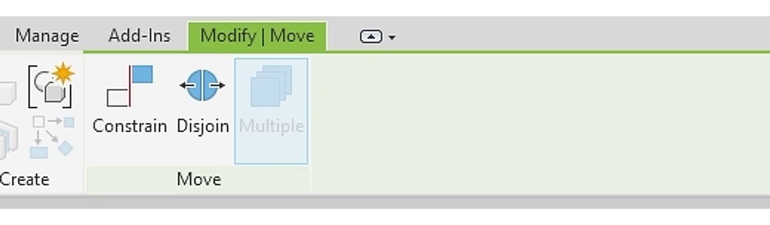 The options for the Move tool