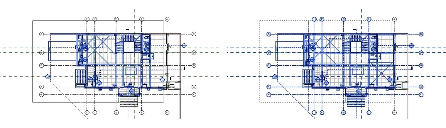 The two drag directions