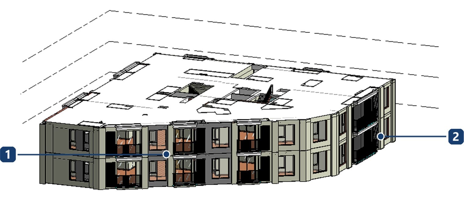 Using a 3D view to inspect the model