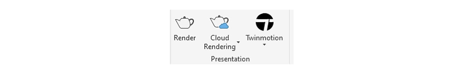 Panel Presentation trên tab View