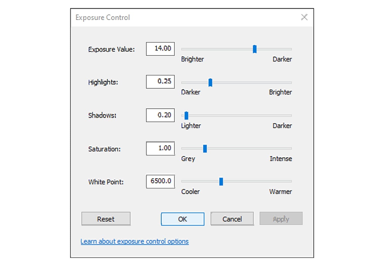 Hộp Exposure Control