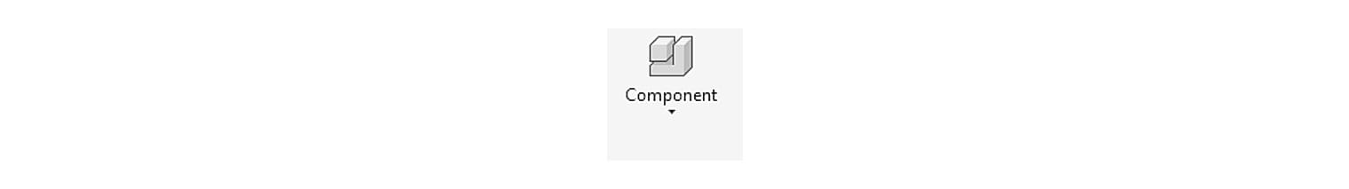 Nút Component trên panel Build