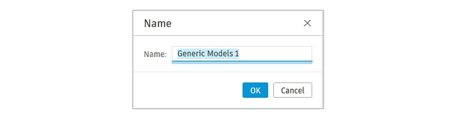 The Name dialog