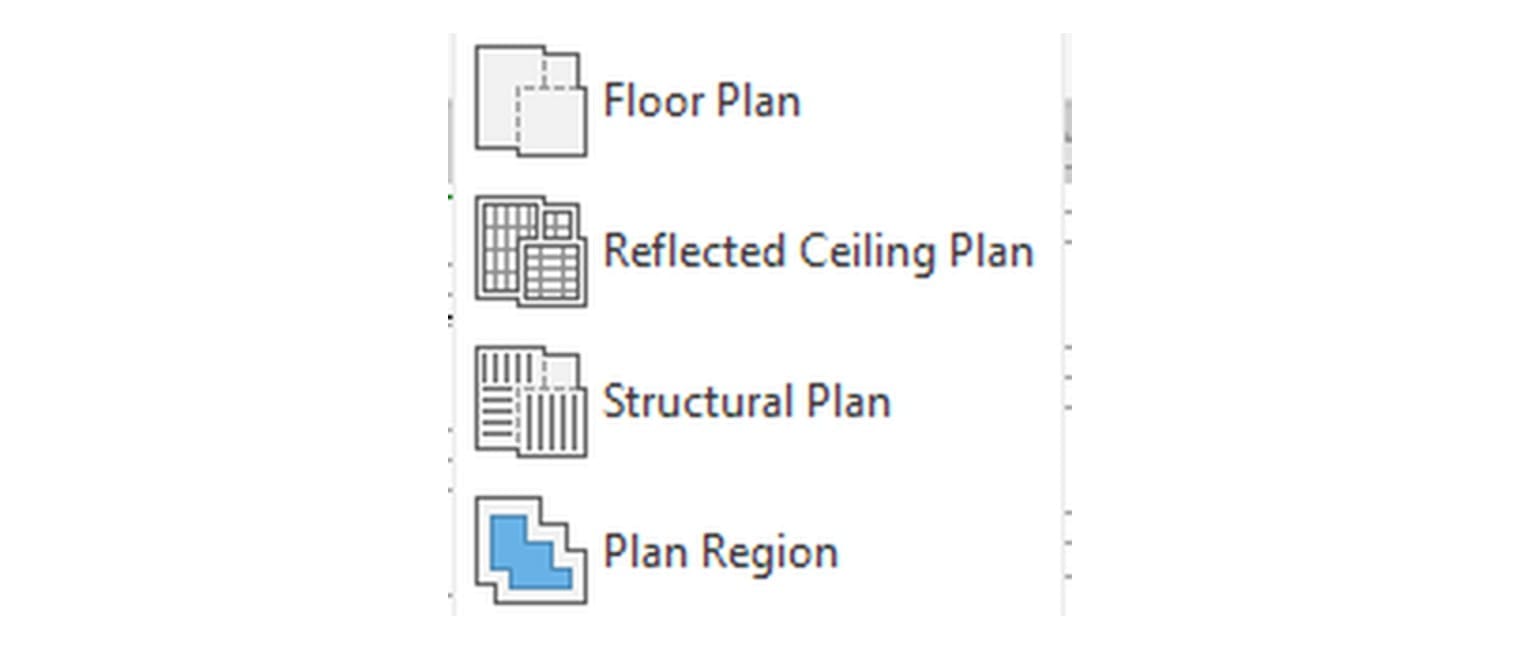 The Plan Views menu
