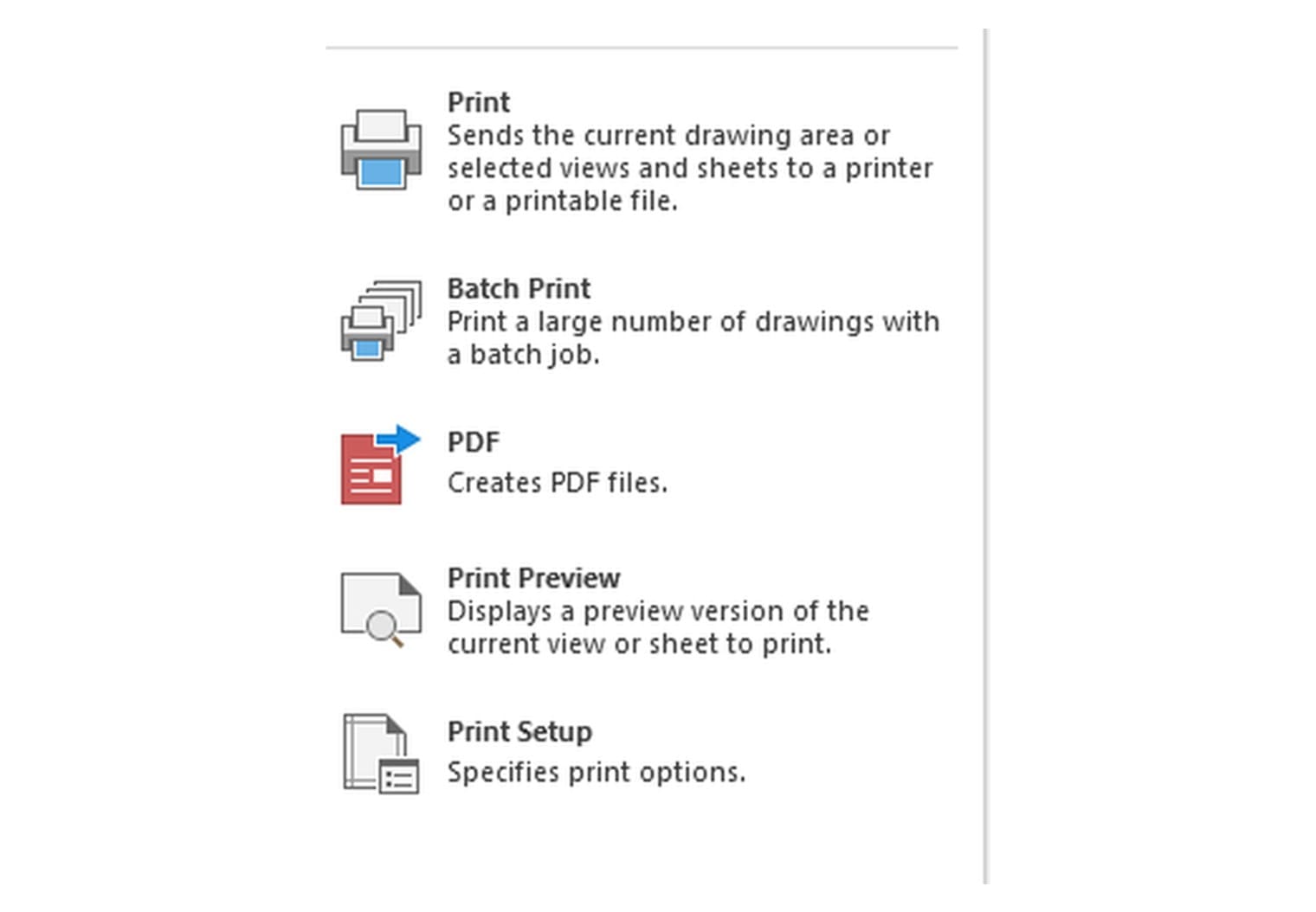 The File Print menu in Revit 2027