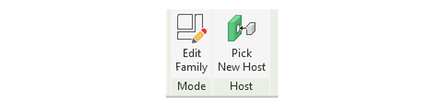 The two buttons of the Modify Doors tab