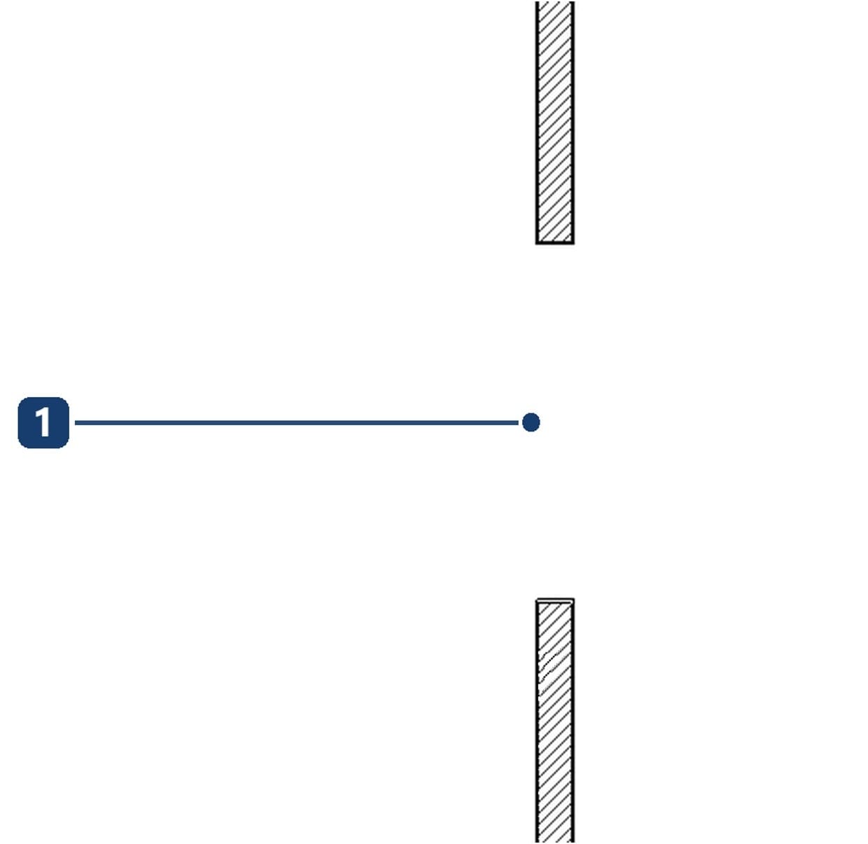 A new rectangular wall opening