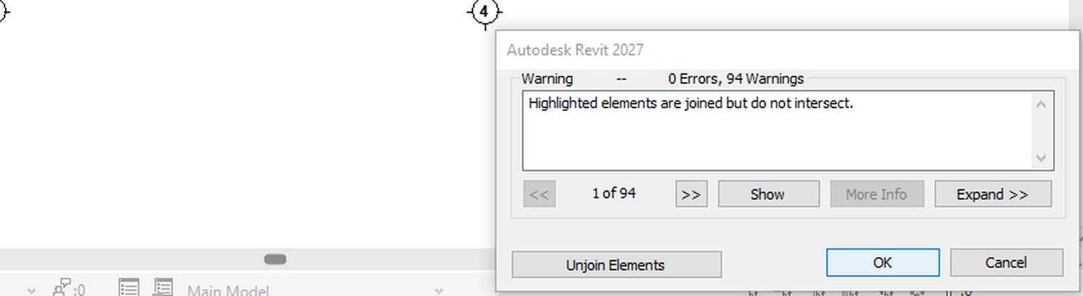 The warning box after pasting