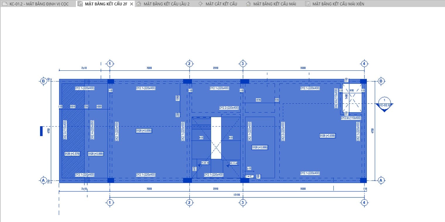 A window selection over one whole storey