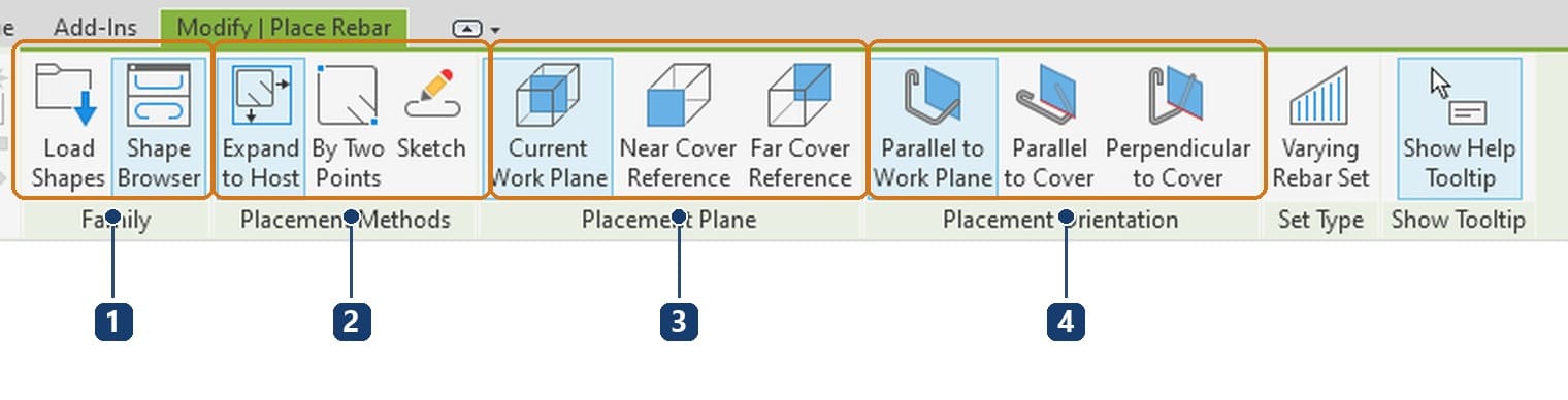 1 panel Family. 2 panel Placement Methods. 3 panel Placement Plane. 4 panel Placement Orientation