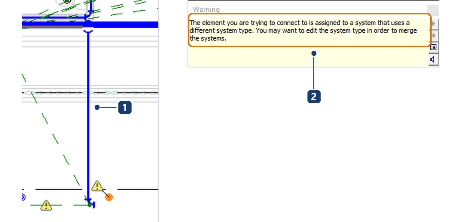 The different system type warning