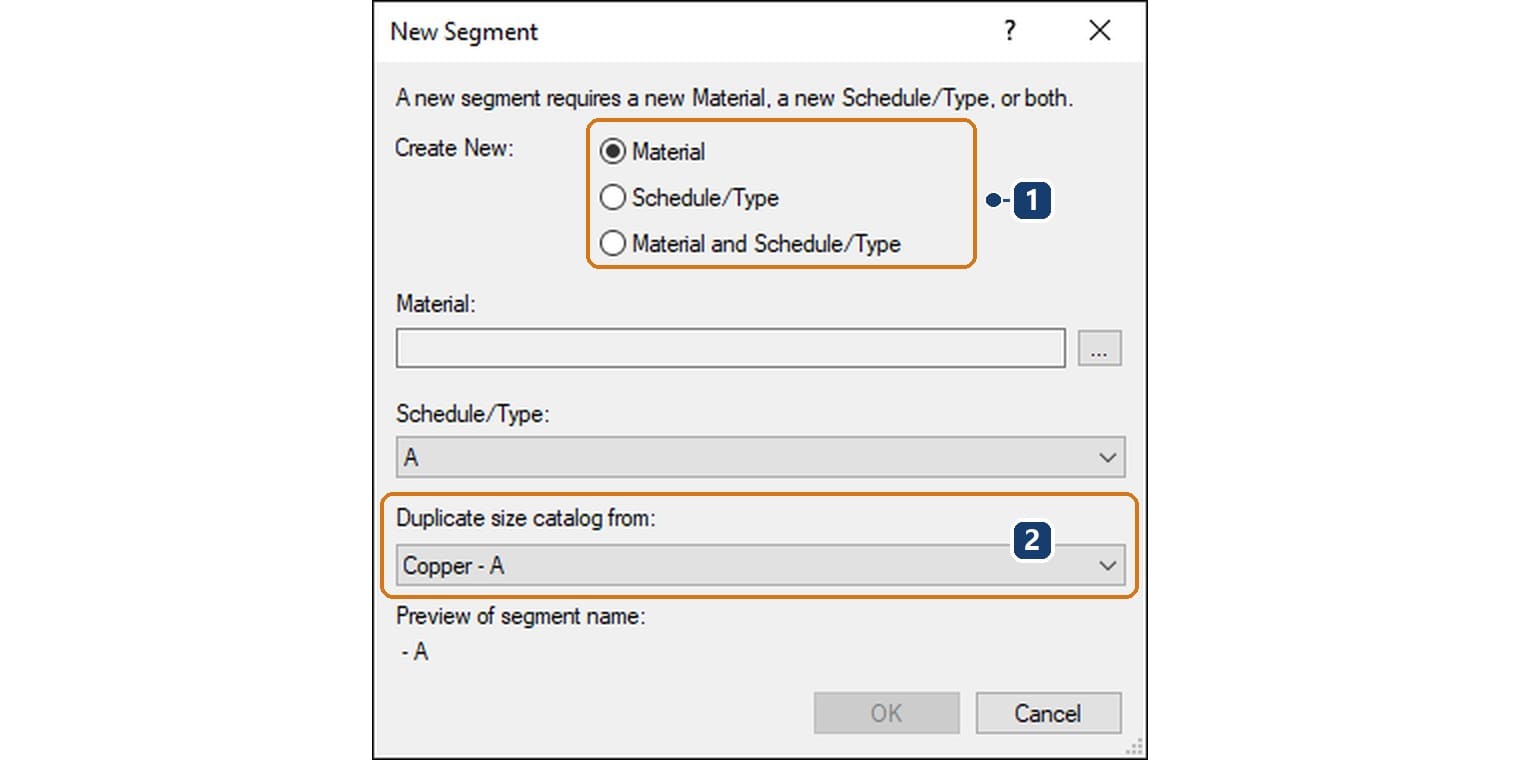 1 the three ways to create a segment, 2 the catalog to duplicate before editing it to the manufacturer's table