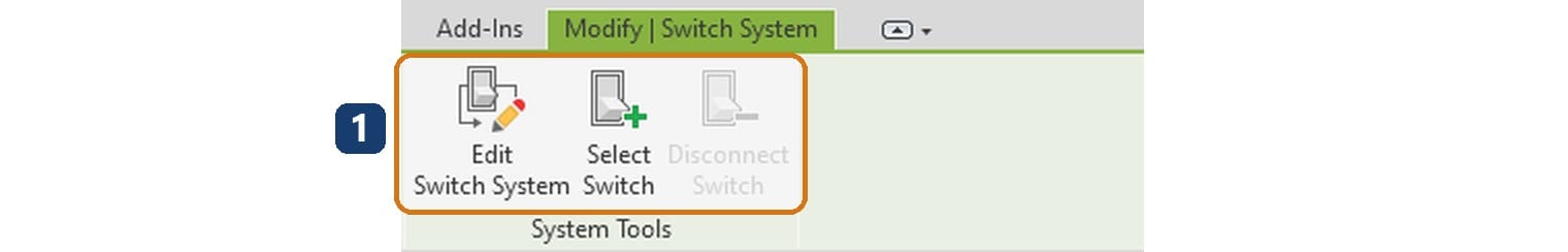 Ribbon Modify Switch System