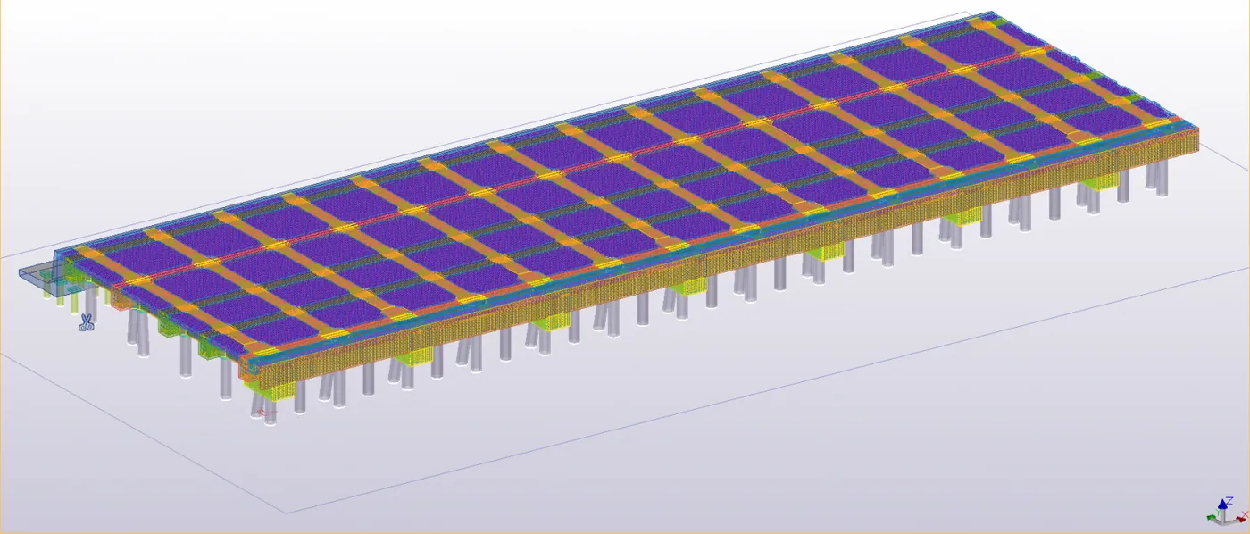 Tekla Structures Be tong Cong trinh ben cang 1