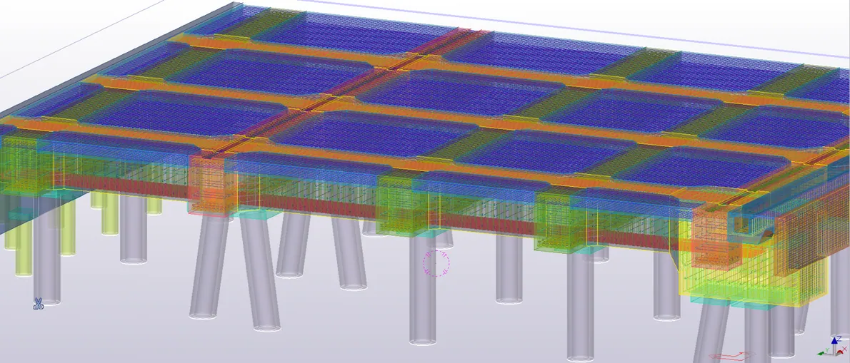 Tekla Structures Be tong Cong trinh ben cang 2