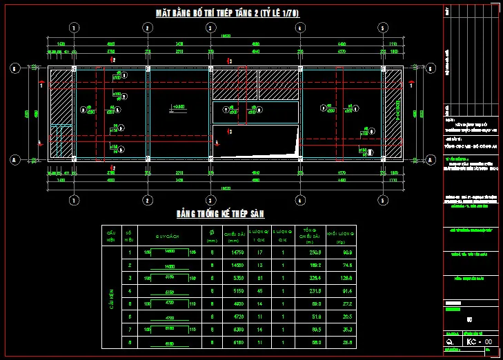 Bản vẽ sàn của học viên khóa học autocad nâng cao