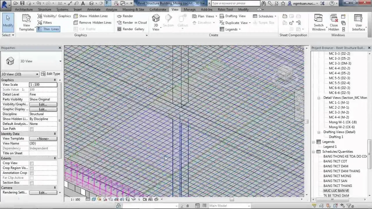 Learning Revit Structure at the Institute of Information Technology in Civil Engineering – RDSIC