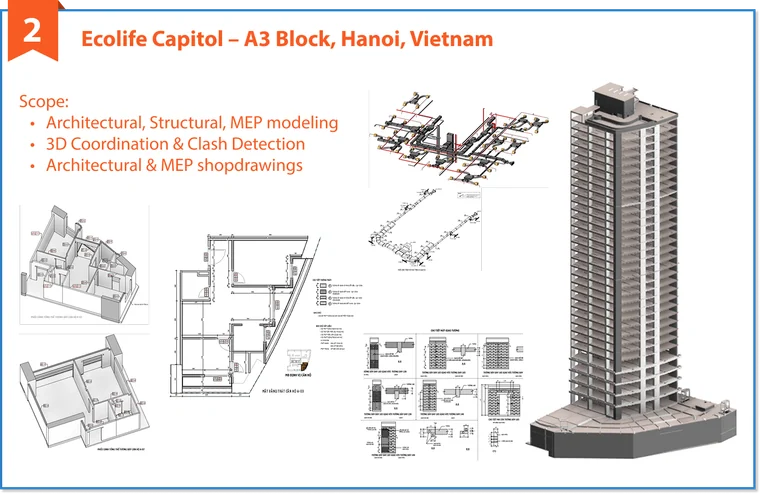 Dự án BIM tiêu biểu 2